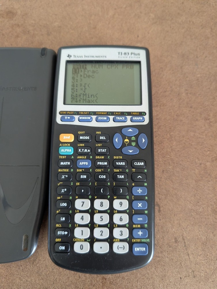 Texas Instruments TI-83 Plus Silver Edition Graphing Calculator Tested Working