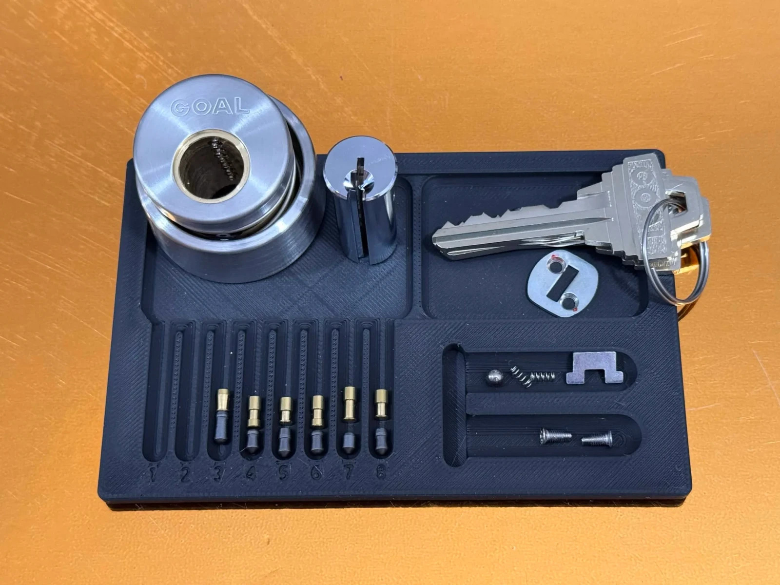 Goal P Lock Cylinder for locksport collectors