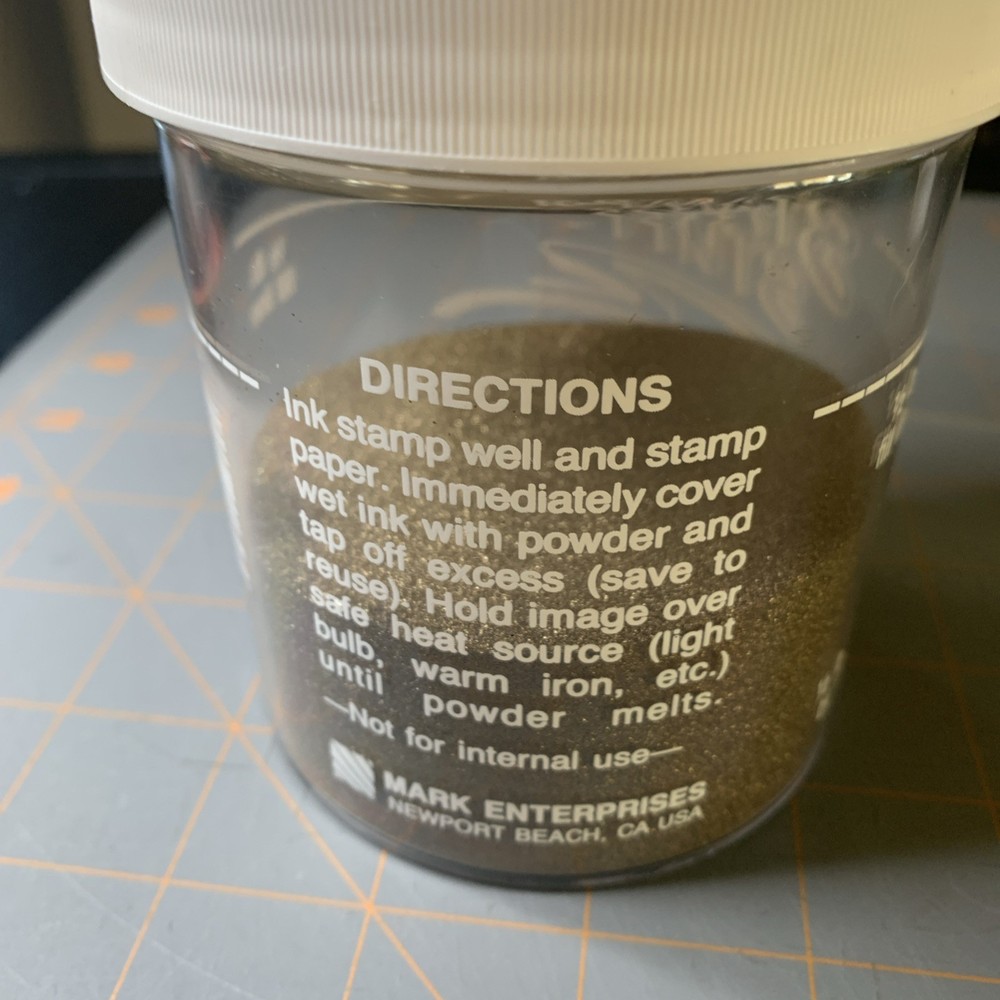 Stamp-N-Stuff PIRATE GOLD OPAQUE Embossing Powder