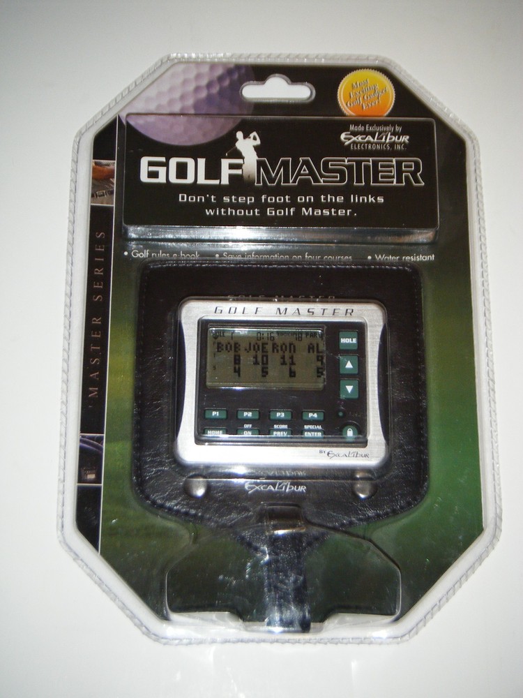 Golf Master by Excalibur Hand Held Electronic Caddy Score Tracker