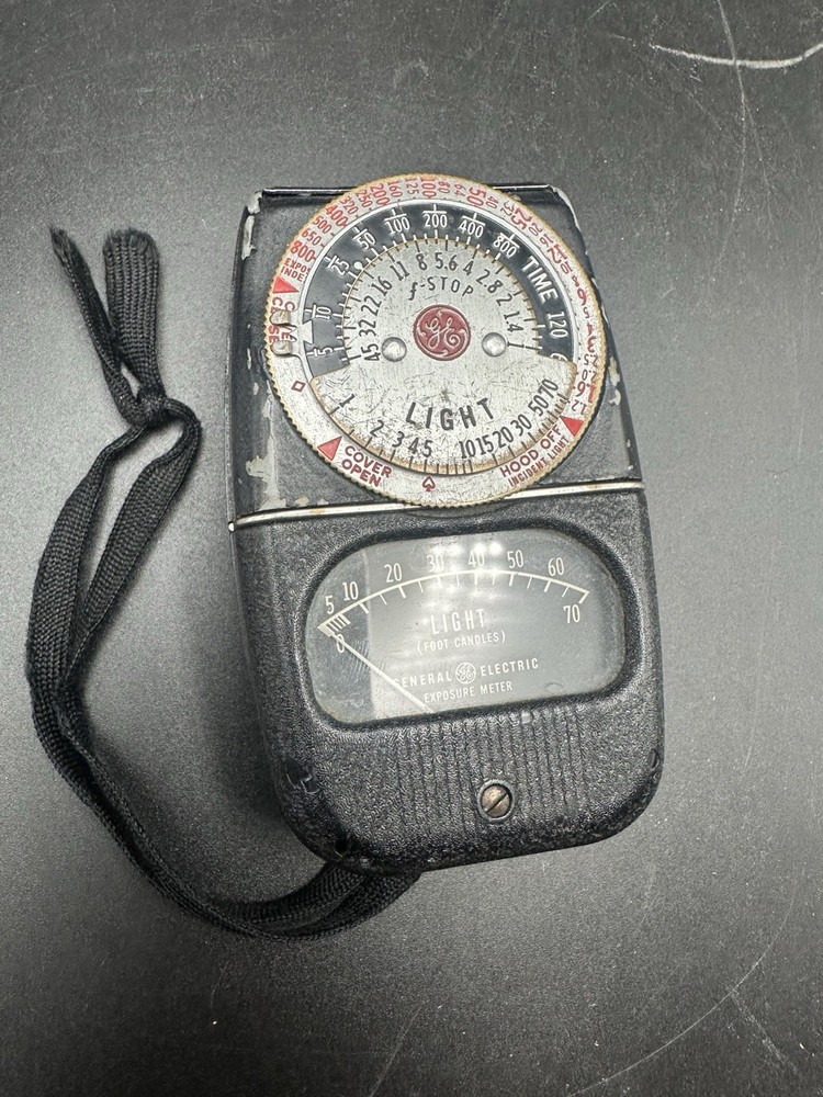 GE Meter Light Exposure Type DW-68 W untested  General Electric
