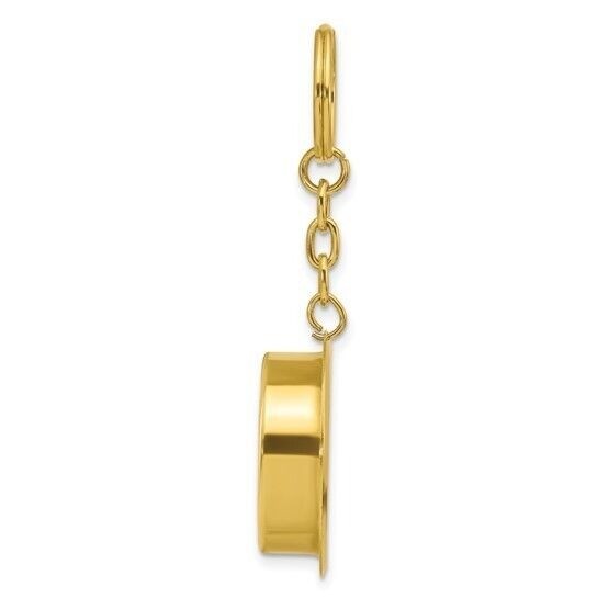 Brass Nautical Compass Key Ring With Lighthouse Design