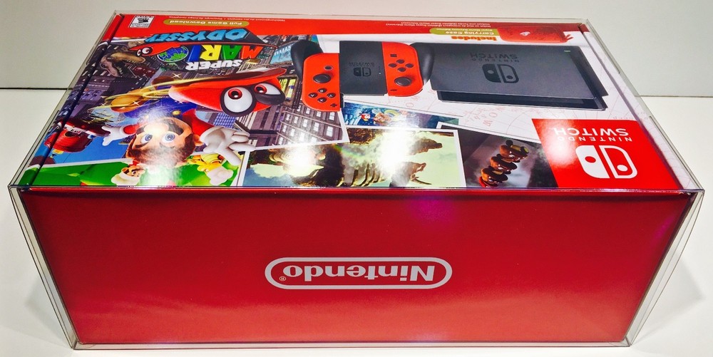 1 Console Box Protector Nintendo SWITCH MARIO ODYSSEY / SPLATOON System Boxes