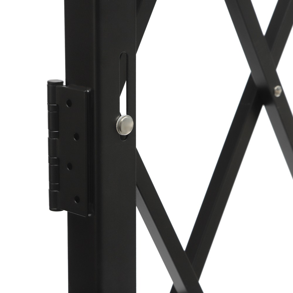 Single Folding Security Gate Flexible Expanding Security Door Barricade Gate