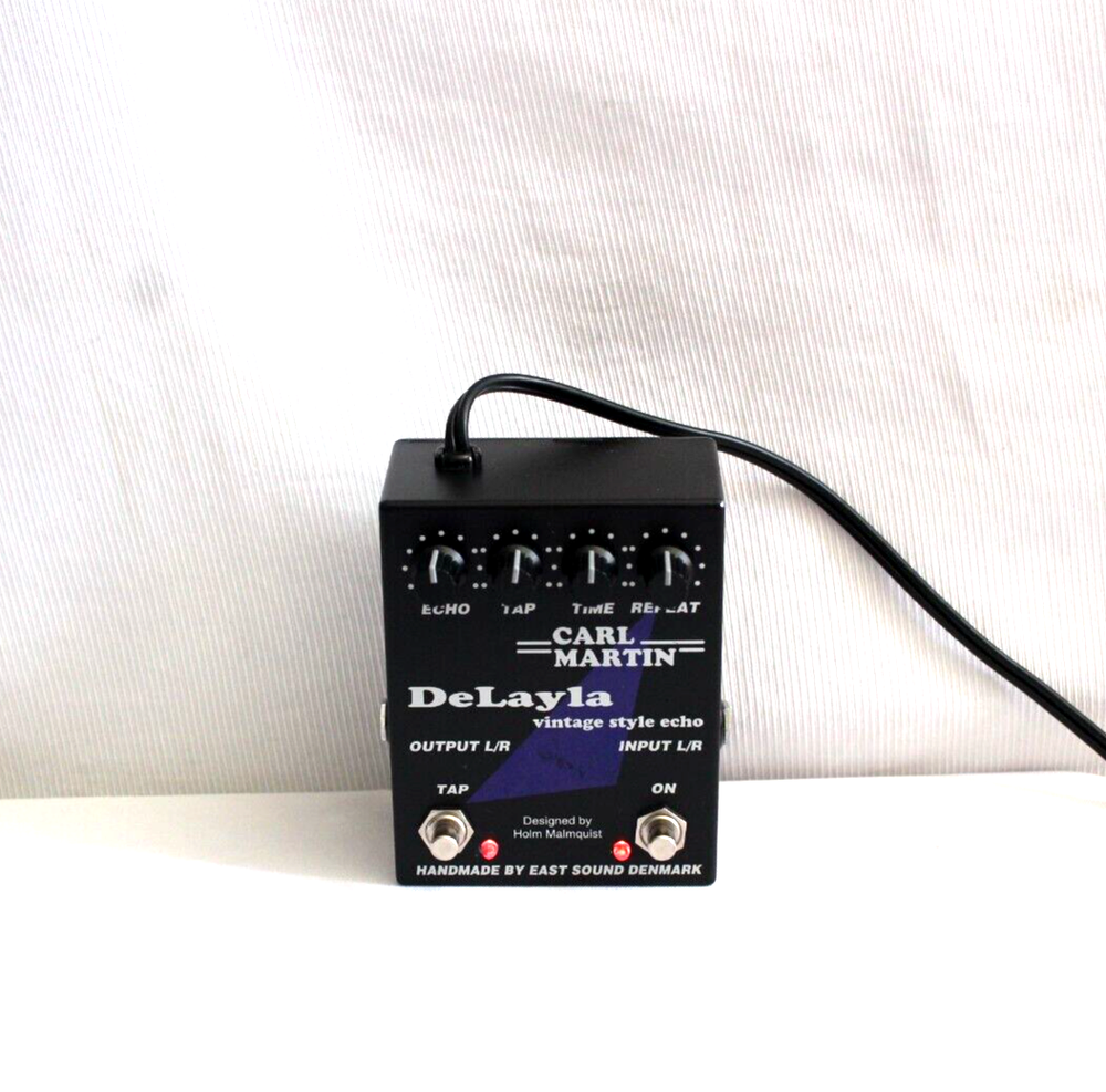 Carl Martin DeLayla Vintage Style Echo Effects Pedal TESTED & WORKS.