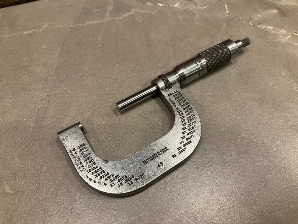Brown & Sharpe No.48 Outside Micrometer 1-2"