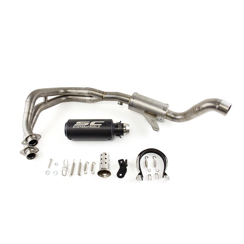 YZF R7 2021-2025 For Yamaha  Whole System Exhaust Header Pipe Muffler Tips Black