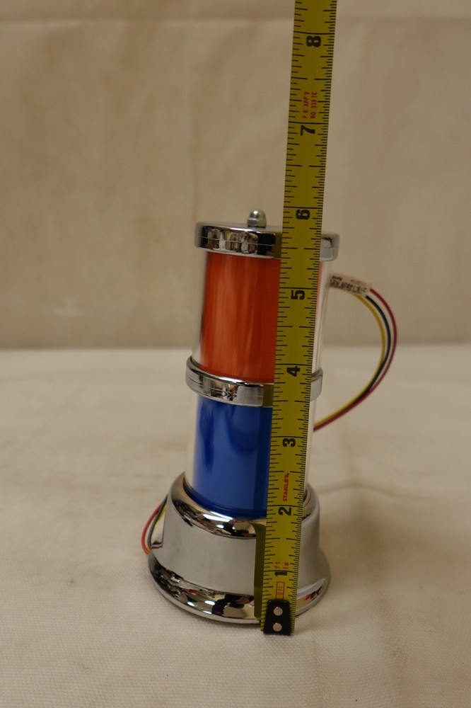 Tripp Enterprises - 6" Two-Tone Light Stack Tower Blue & Orange 29-2212-OB6-DB