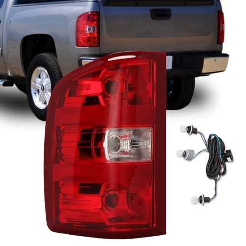Tail Light Assembly Compatible with Chevy Silverado Driver Side