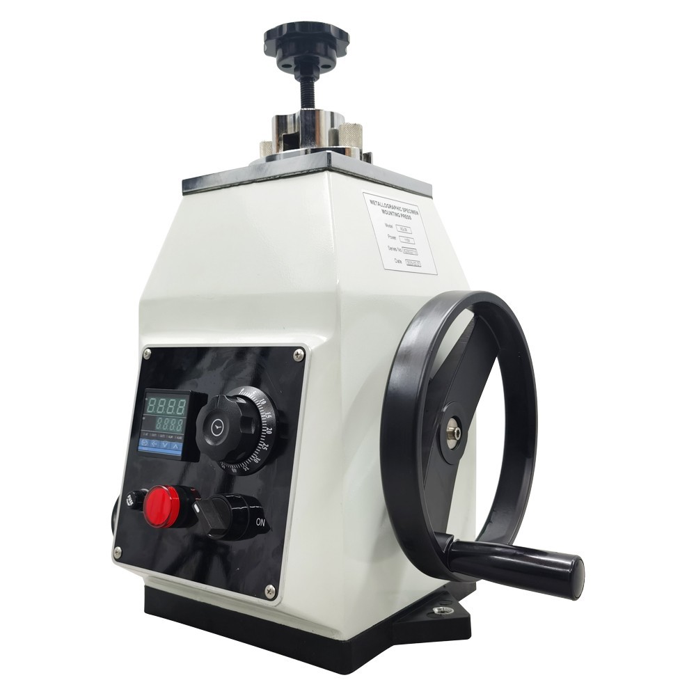 Metallographic Specimen Mounting Press Machine Sample Pressing Diameter 1.77"