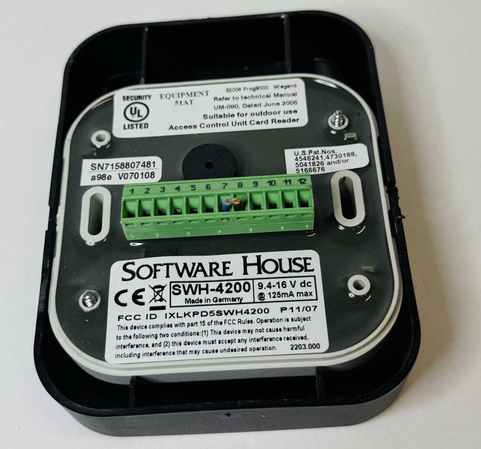 Software House SWH-4200 Access Card Reader