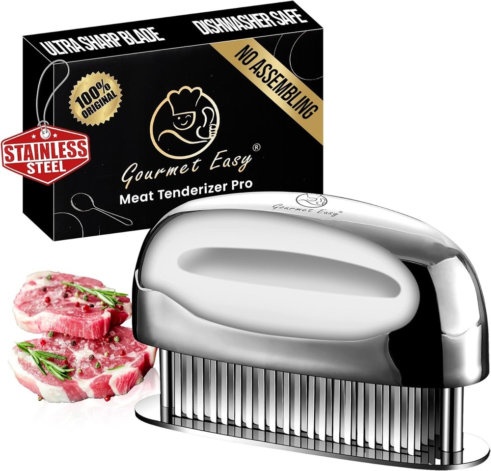 Meat Tenderizer Tool, Easy to Clean, One Piece Design - No Disassembly...