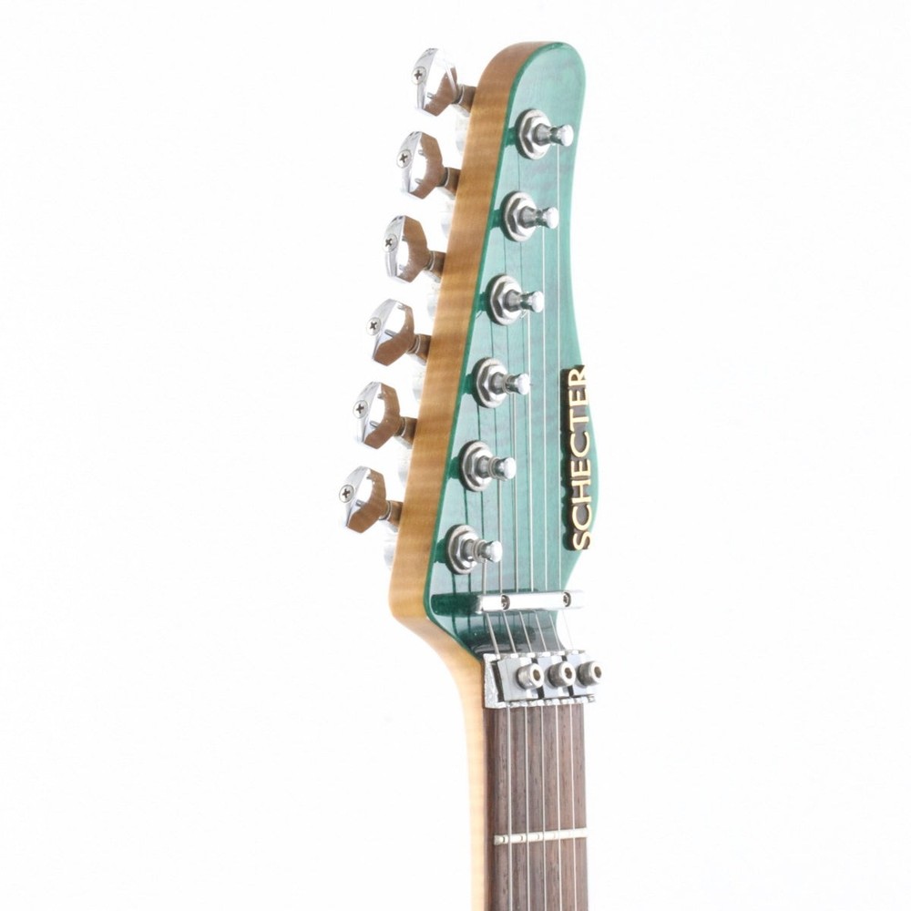 SCHECTER EX-22-CTM-FRT Black Turquoise [82198]