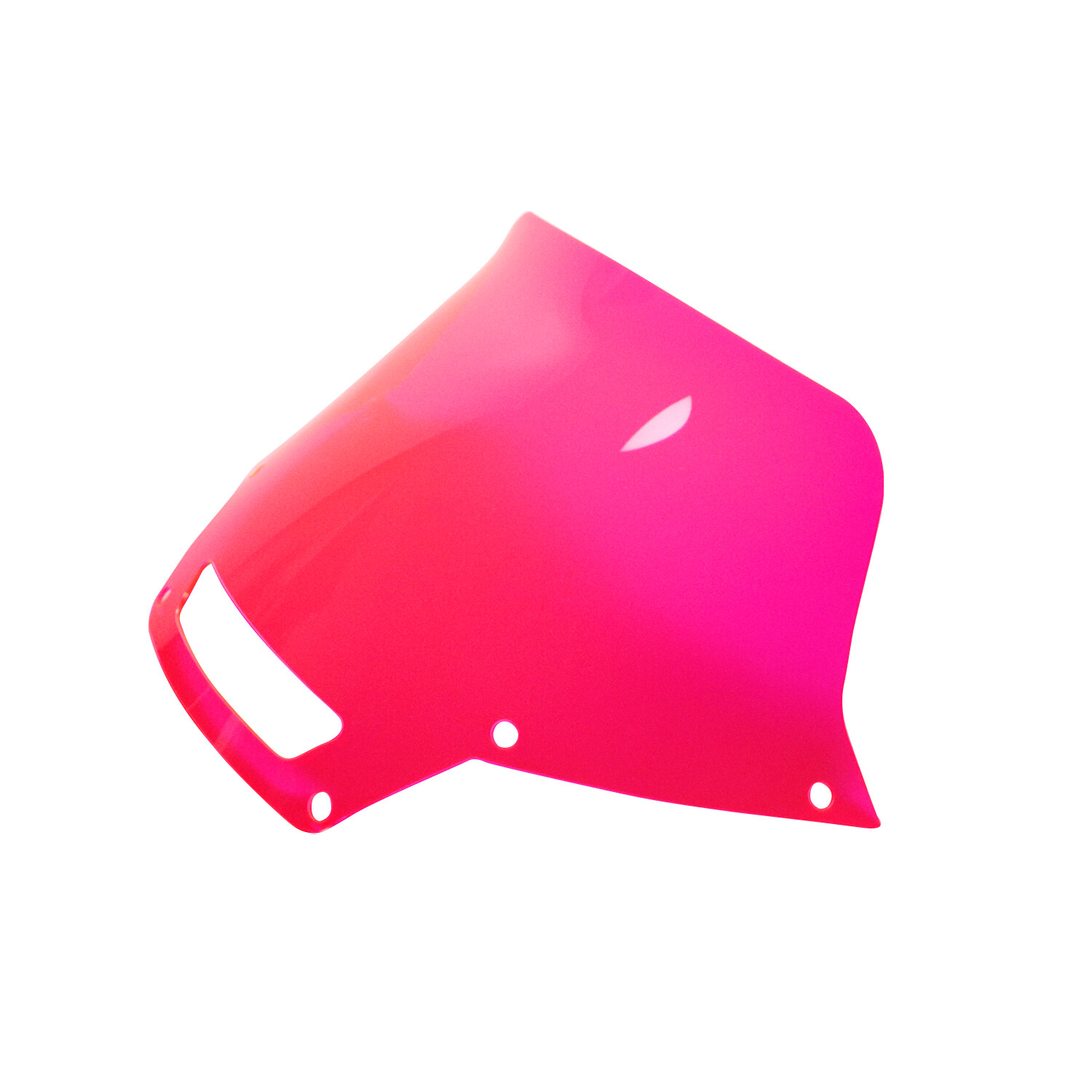 7.0" Pink PMMA Windshield Fits Harley 2022-2024 Low Rider ST FXLRST FXRST