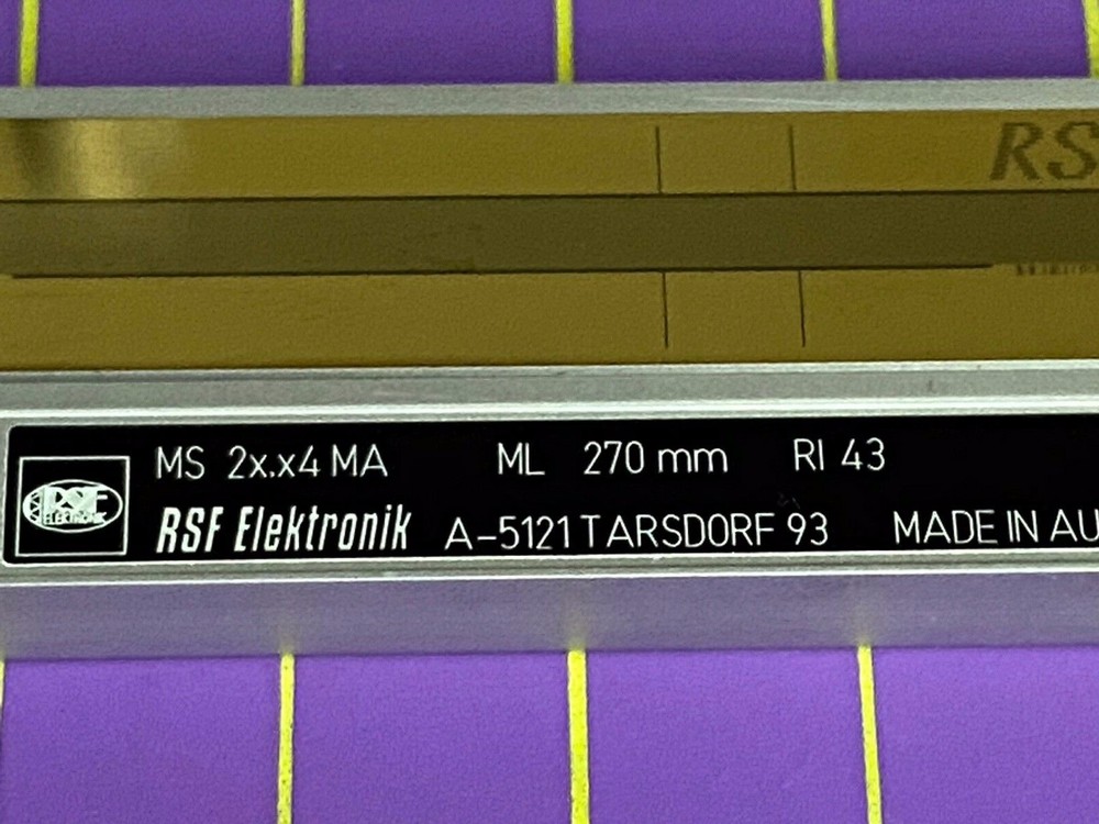 RSF Elektronik MS 20.74-2M LINEAR ENCODER HEAD & MS 2x,x4 MA ML 270mm scale