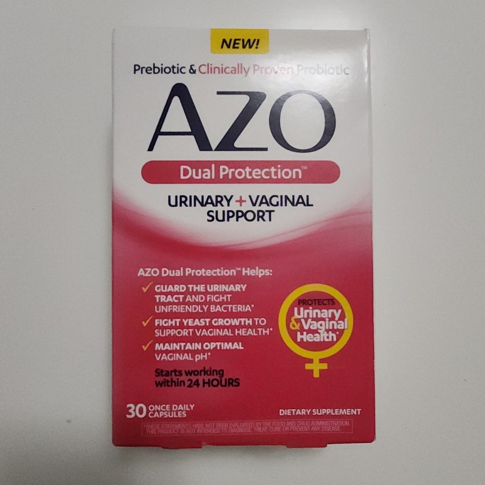 AZO Dual Protection Urinary + Vaginal Support Exp 2024+