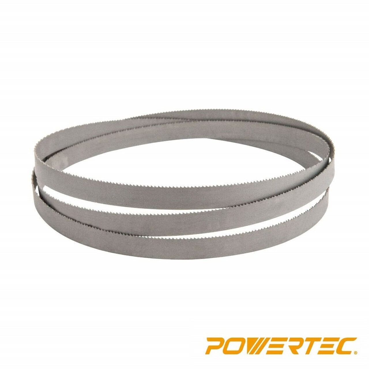 POWERTEC 13420 64-1/2" x 1/2" x 24 TPI Bi-Metal Band Saw Blade, for 4x6 Metal