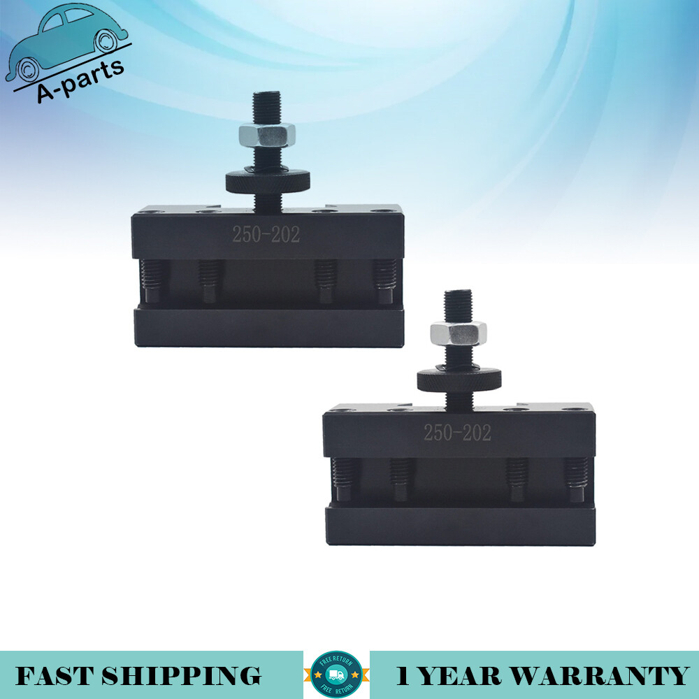 2Pcs BXA #2 250-202 Quick Change Turning Facing & Boring Tool Post Holder
