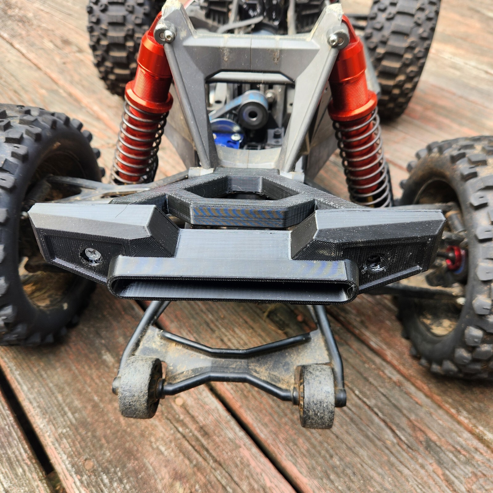 Traxxas TOUGH X-Maxx Rear Bumper Upgrade With Light Bar Mount