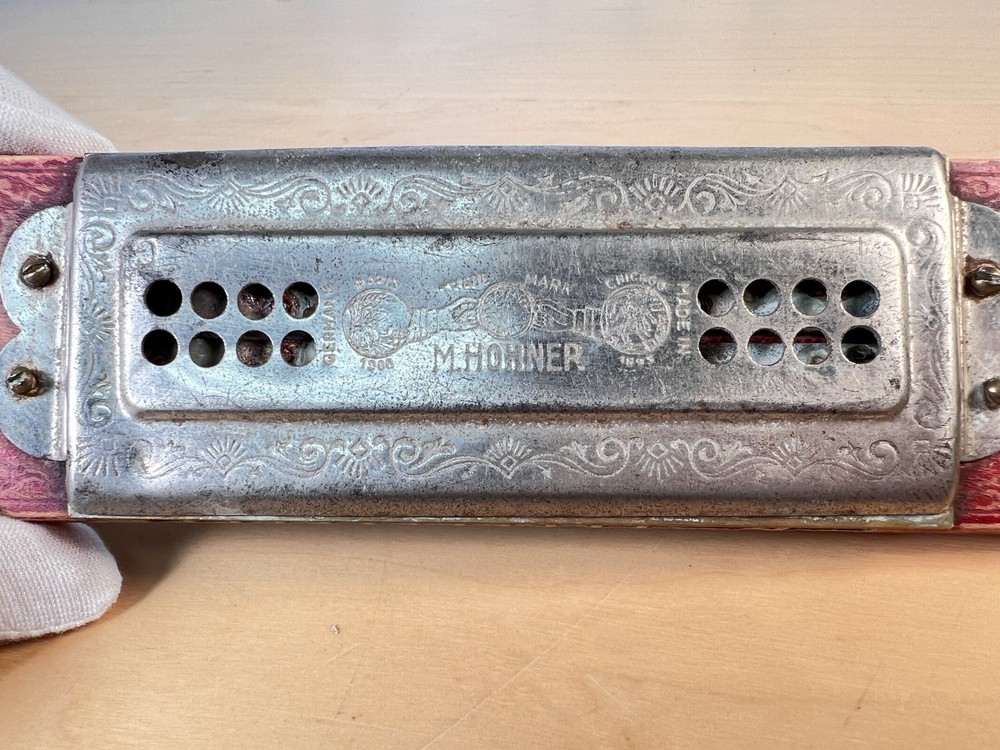 M Hohner's Best German Made Double Sided Harmonica Hammered Reeds
