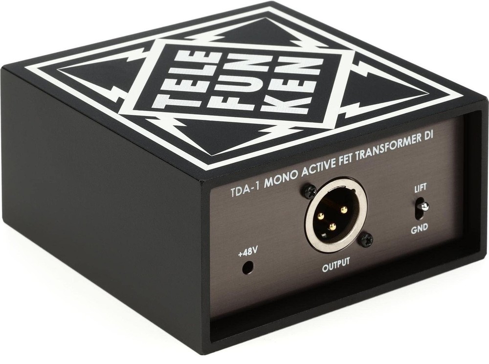 Telefunken TDA-1 1-channel Active Instrument Direct Box -OPEN BOX