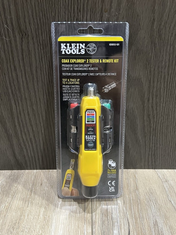 Klein Tools VDV512-101 Coax Explorer 2 with Remote Kit New Sealed