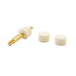 Muzzle-Loaders Brass Felt Cleaning Pellets Jag - 10-32 Attachment Threads -