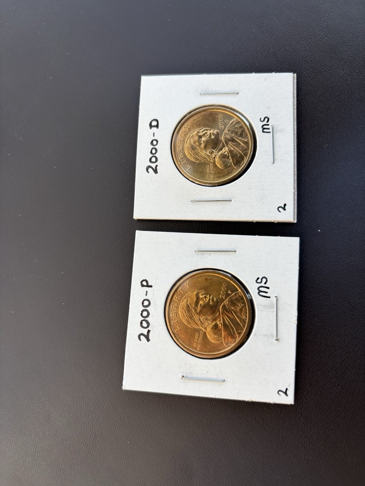 Sacagawea Dollars 2000 Three D Three P