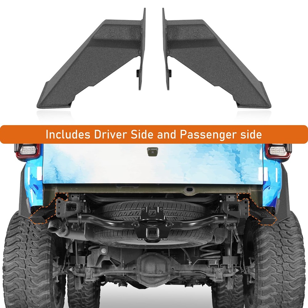 Rear Bumper Frame Mounts 2020-2026 Gladiator JT Mounting Blocks Pair