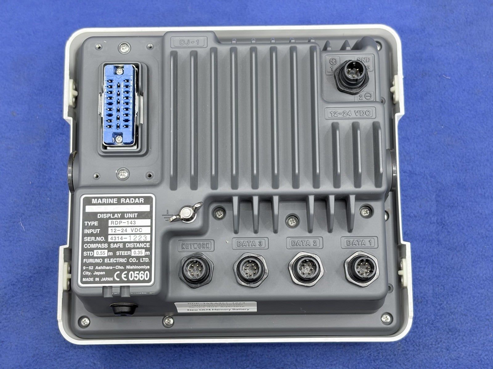 Furuno RDP-143 NavNet 1 Radar C-Map NT Chartplotter Display- Serviced & Tested!