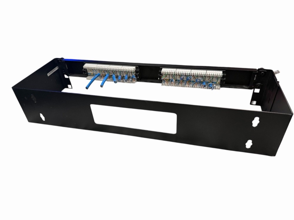 Cable Matters Cat6 16Port Patch Panel 1U 19" Rack+Wall Mount Patch Panel Bracket