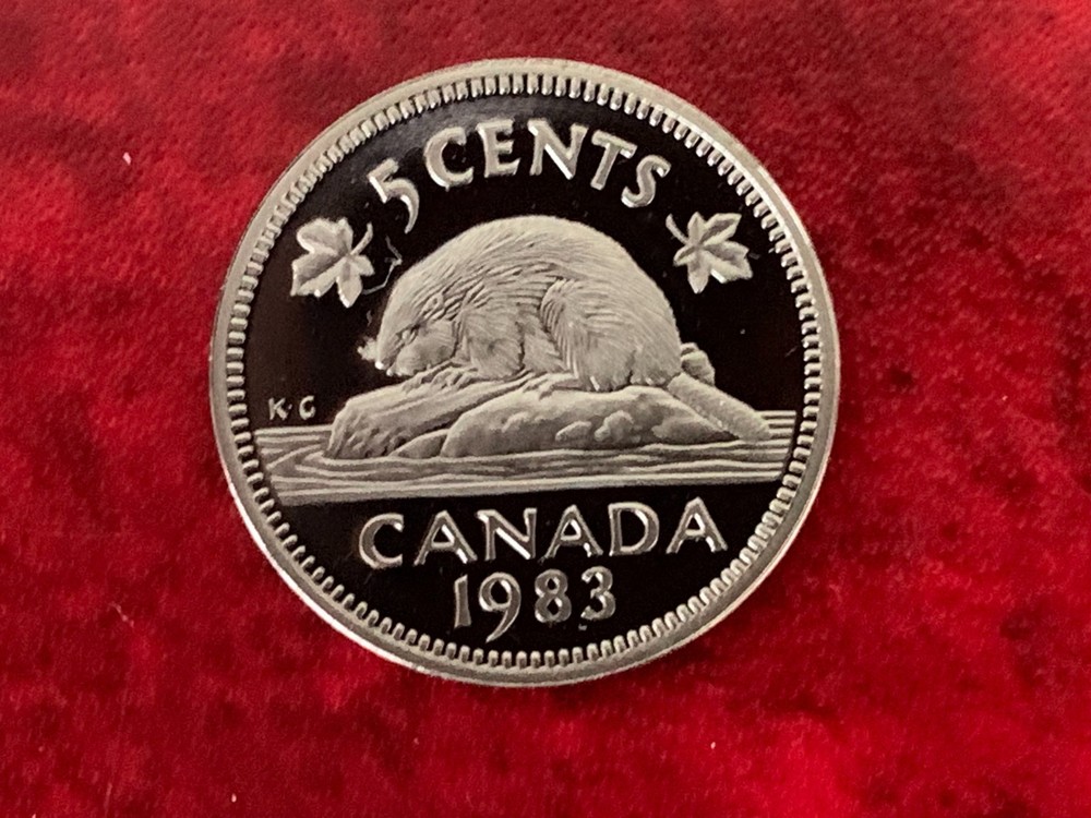 Canada 5 Cent 1983 Proof Coin-Uncirculated