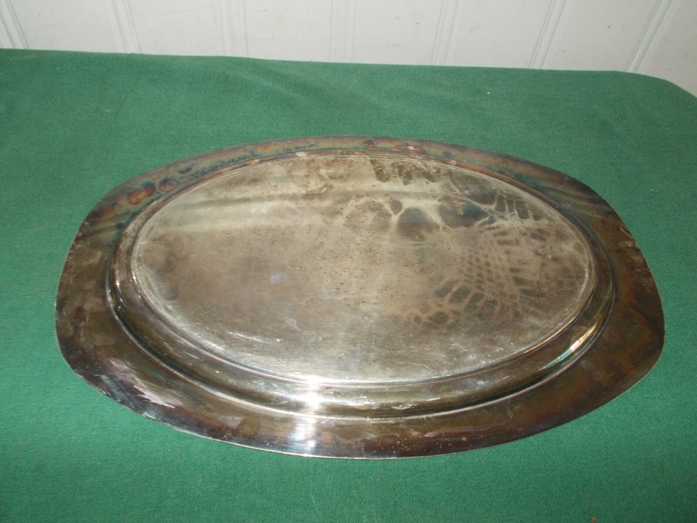 ANTIQUE SILVER PLATED WALLACE BUCKINGHAM TEA/COFFEE SET WITH PLATTER