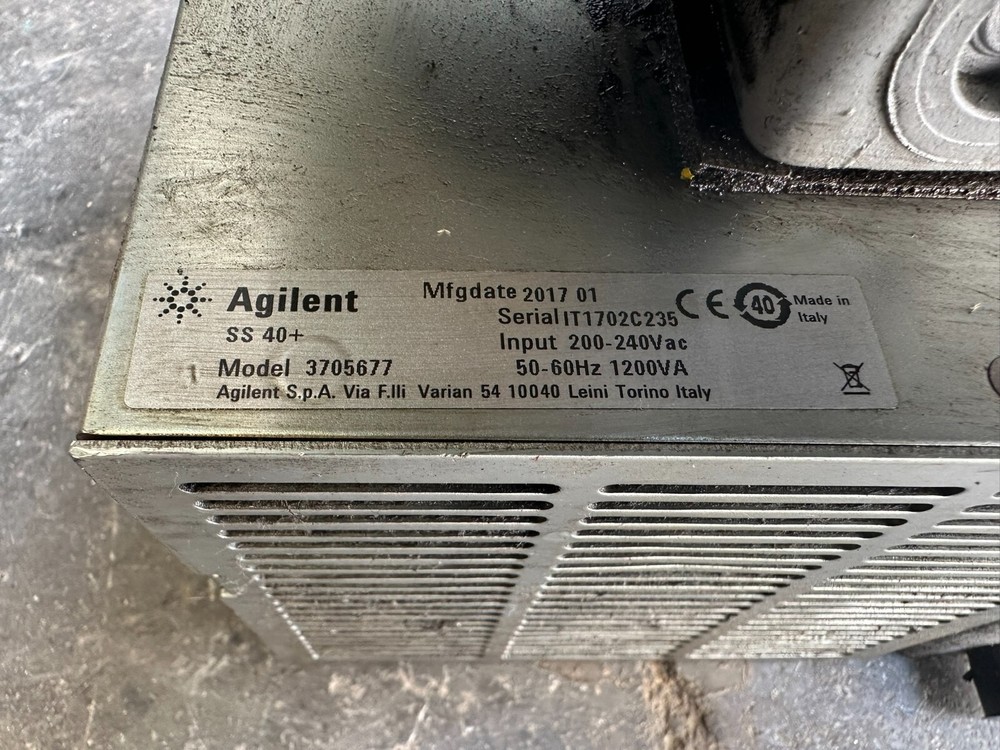 Agilent SS40+ Rotary Vane Vacuum Pump