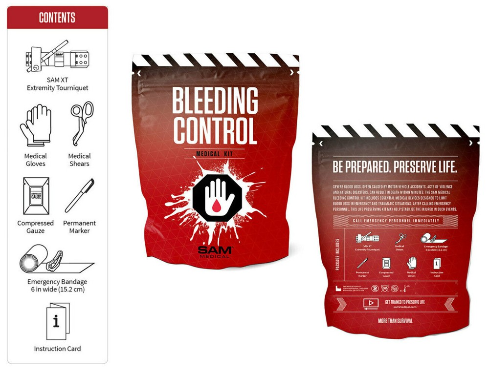SAM Medical Bleeding Control Kits