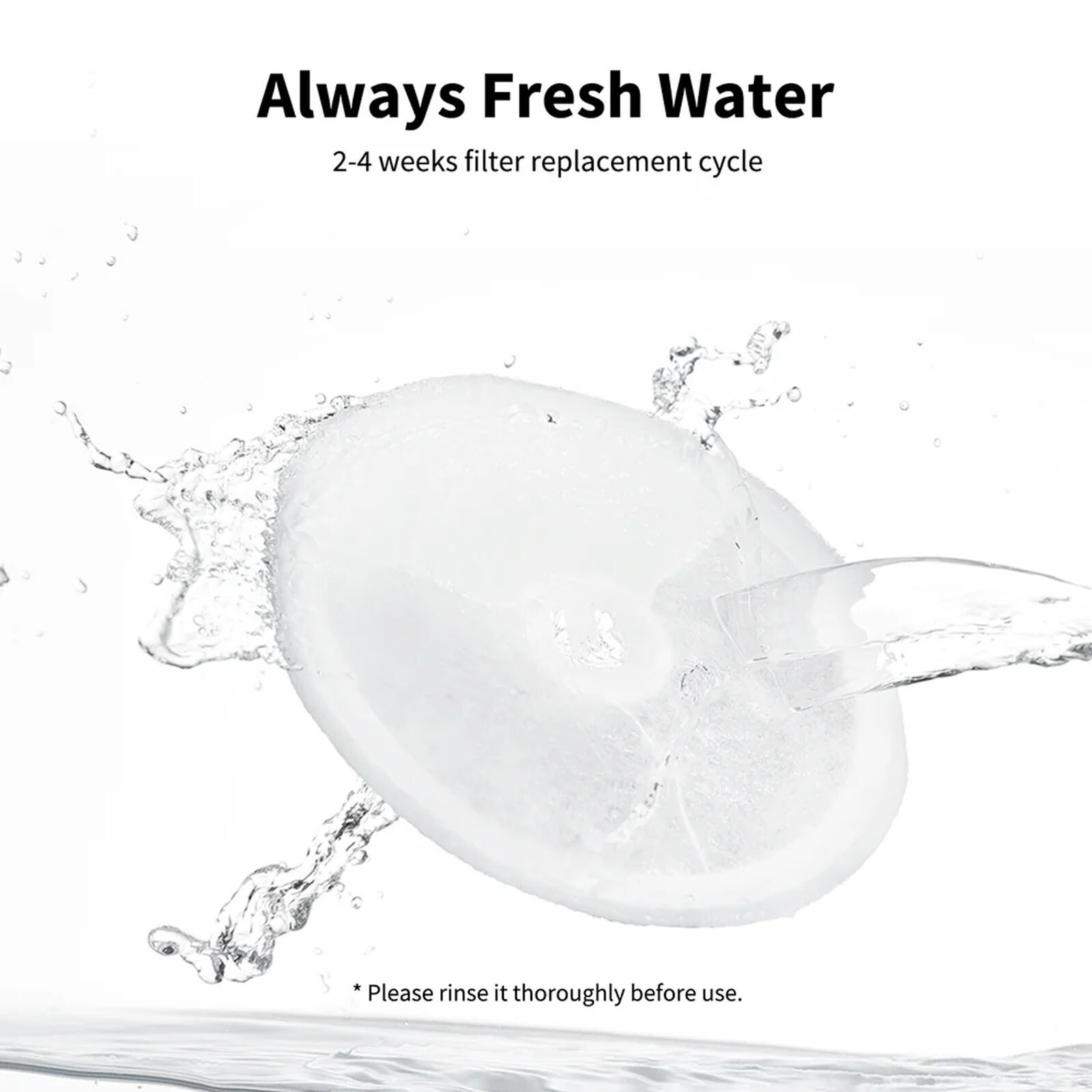 PETKIT 5 PCS Replaced Water Filters Unit 3.0 for EverSweet Water Fountain