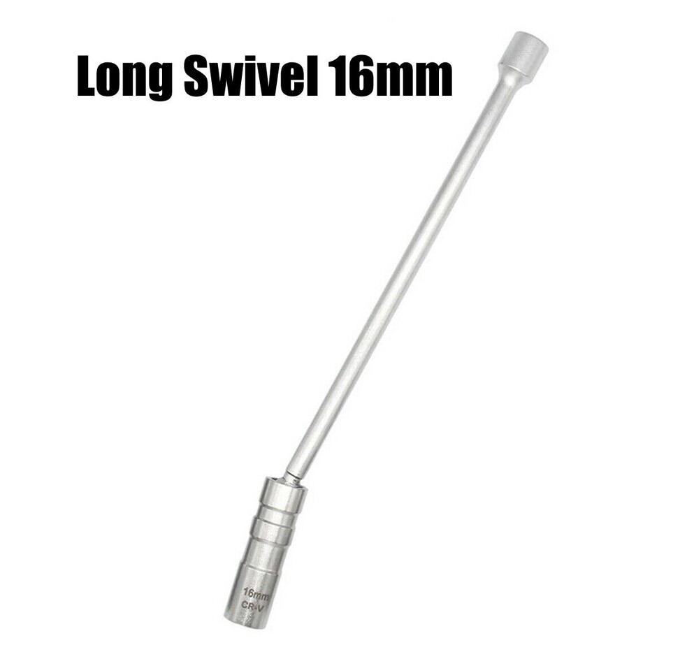 16mm Swivel Magnetic Spark Plug Socket 3/8 Drive Thin Wall Socket Removal Tool*1