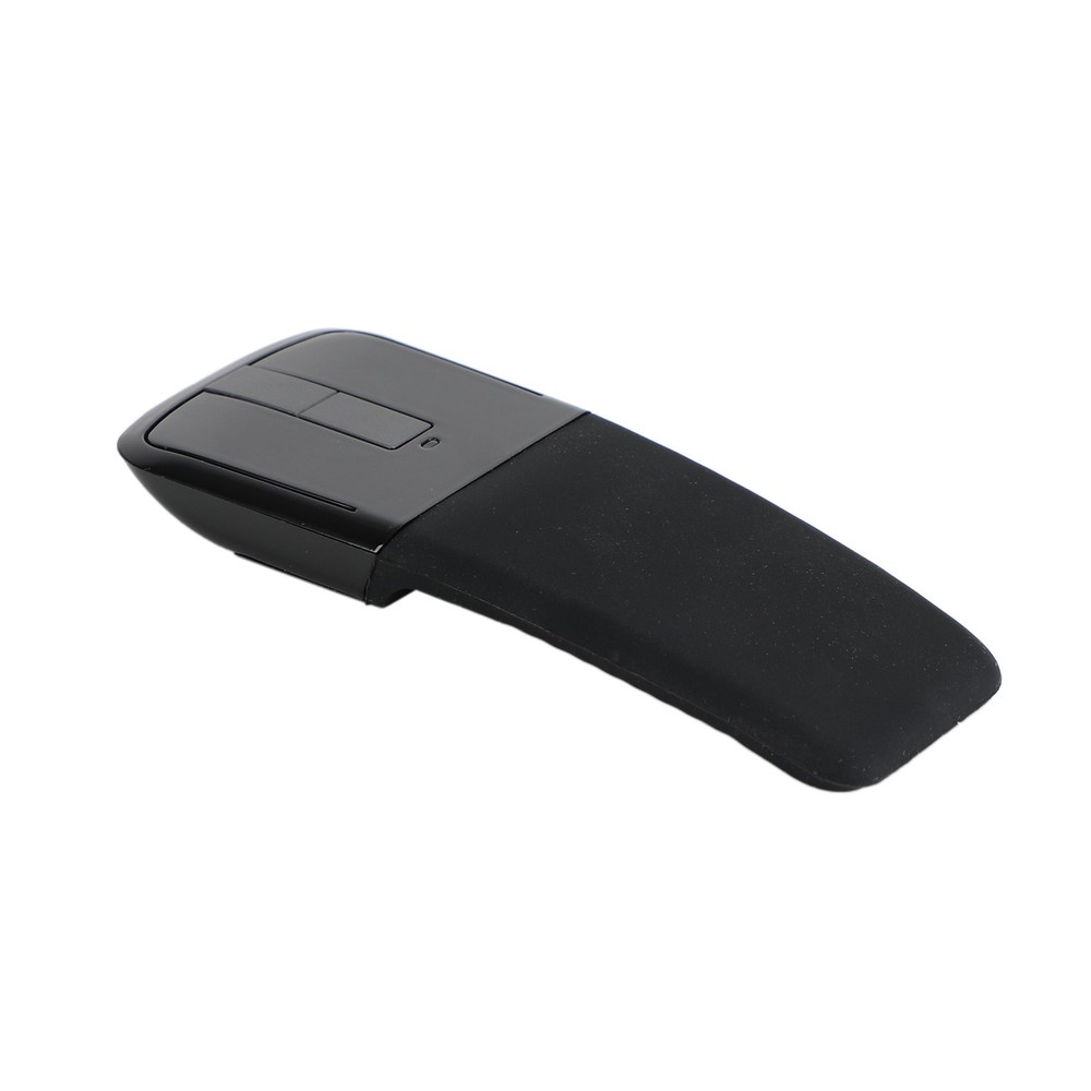 Wireless Mouse with USB Mini Folding Mouse 2.4GHz Arc Optical Touch Mice Black💯