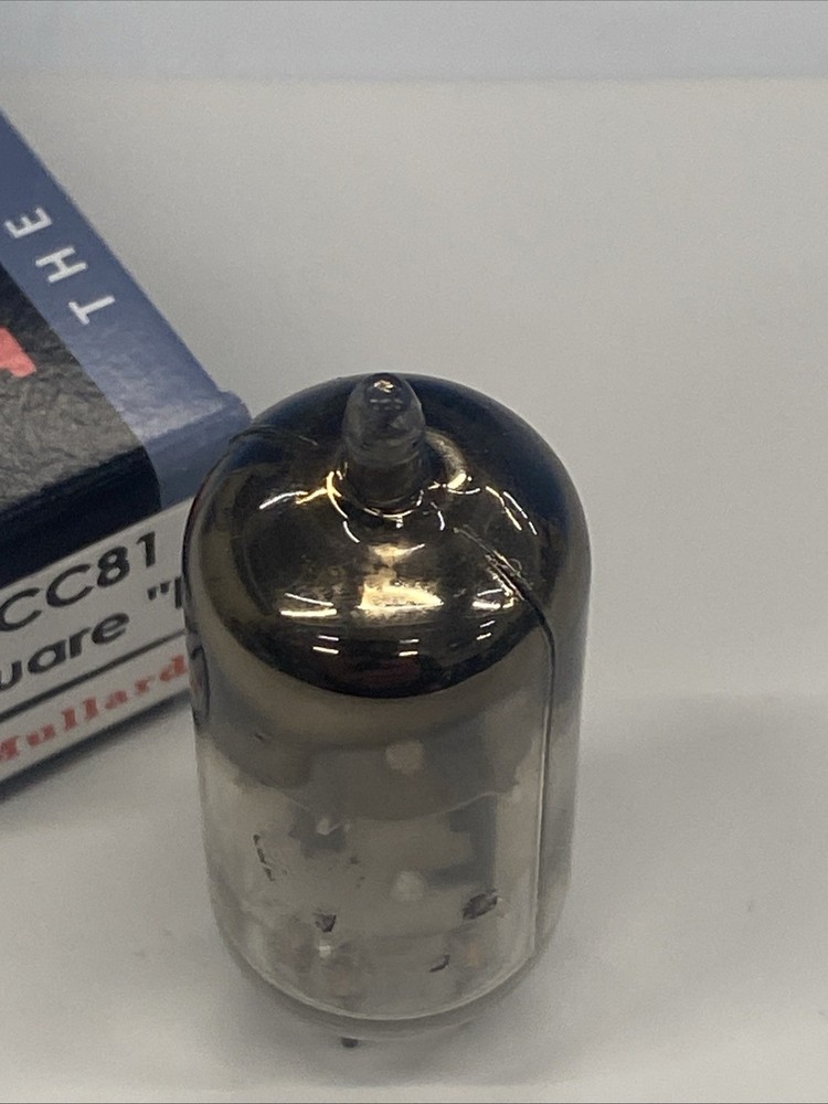 Mullard ECC81 12AT7 Square Getter / TK1 B60, Blackburn, Maxi-Pre test NOS M0359