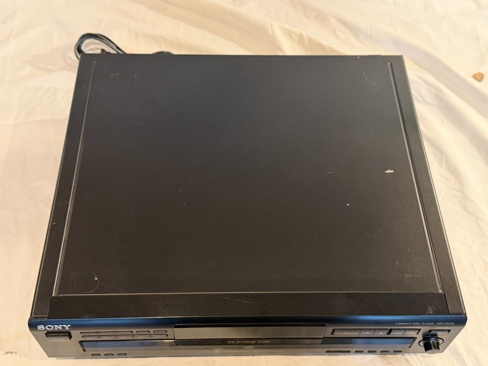 Sony CDP-CE215 5 Disc CD Changer Player - Good - Tested
