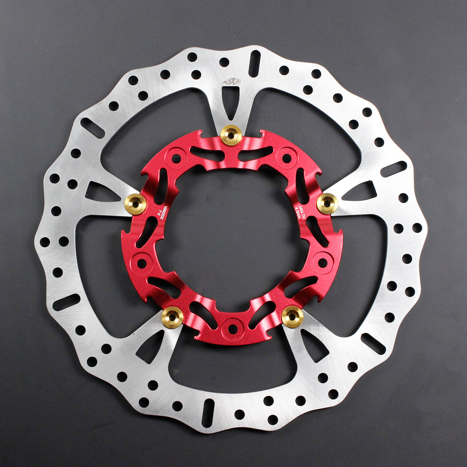 14" 2PCS Big Floating Front Brake Rotor for Harley Road King Street Glide FLTRX