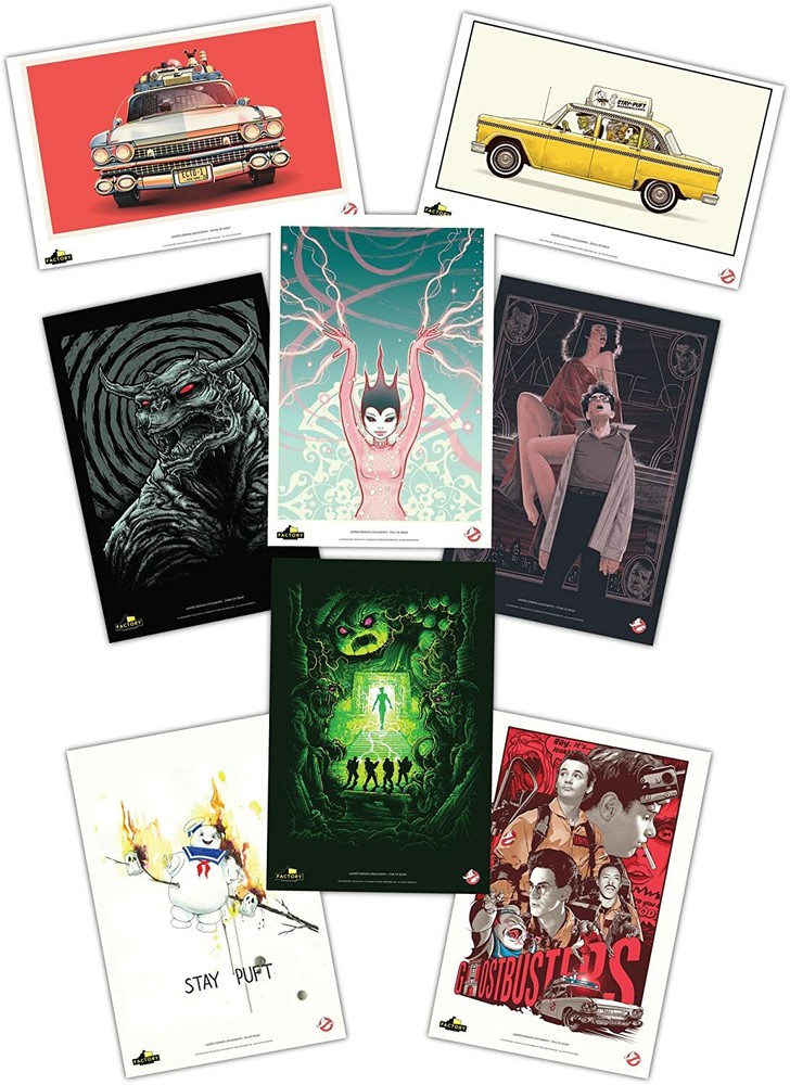 Factory Entertainment Ghostbusters Lithograph Print Set