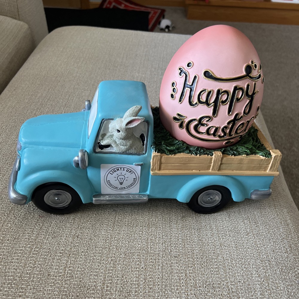 Light Up Easter Egg Truck New