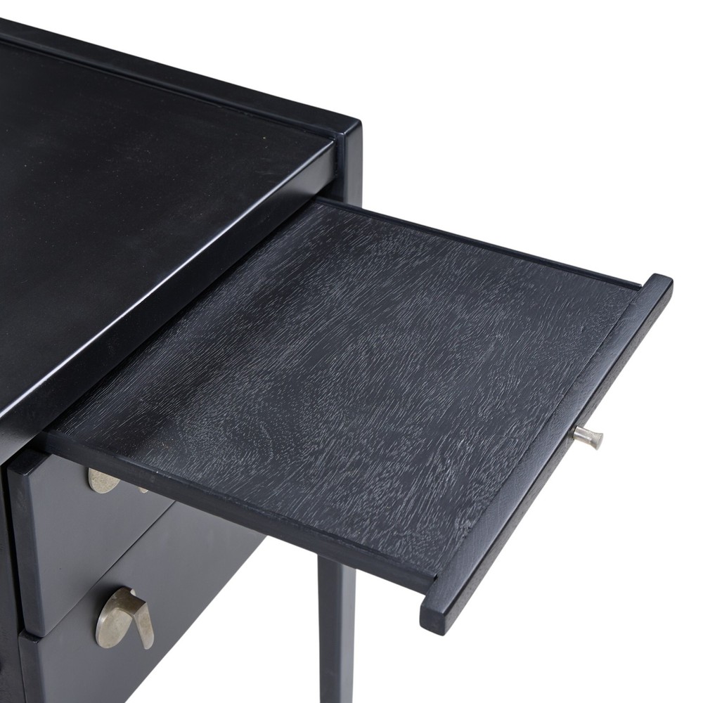 Jens Risom Mid Century Ebonized Walnut Desk