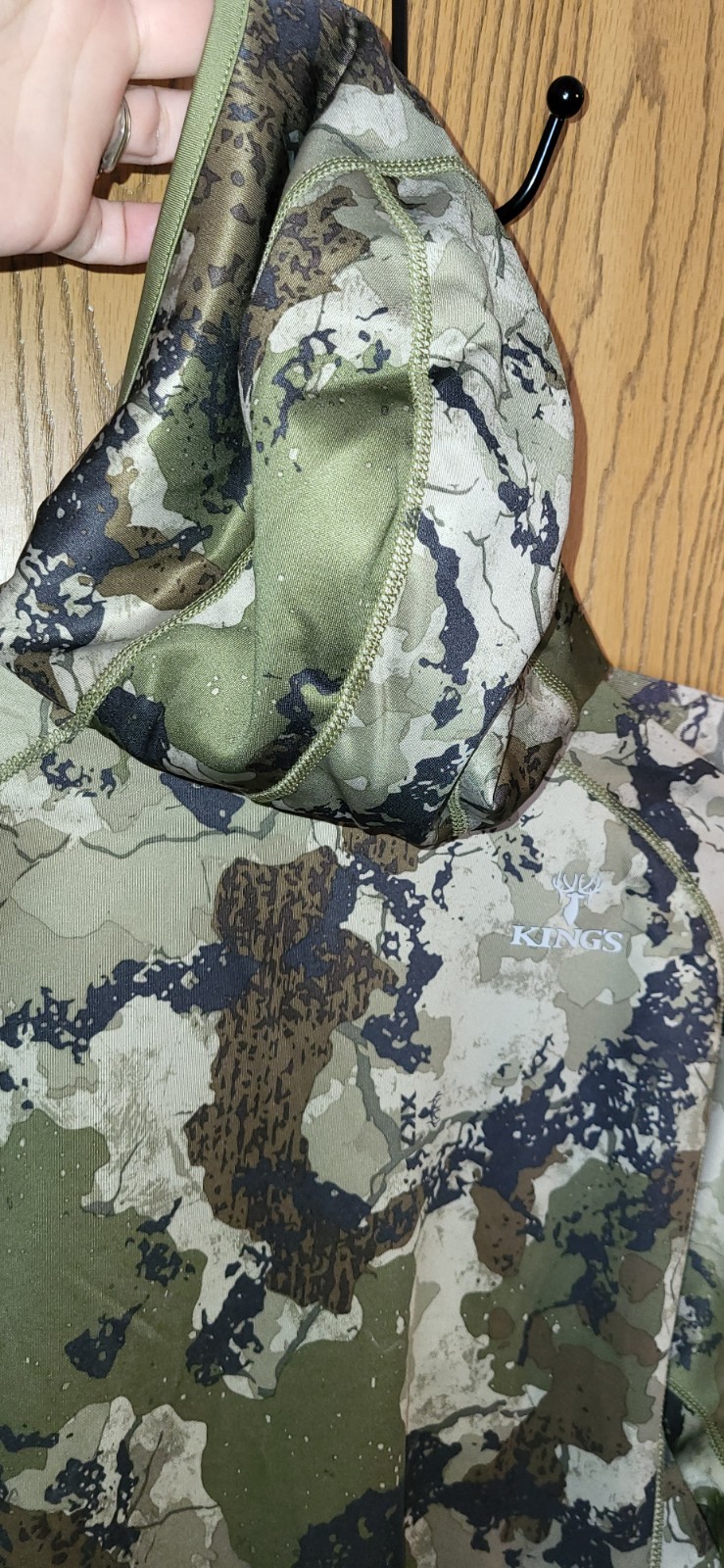 KING'S XKG Covert HoodieNew Large Full Zip Jacket