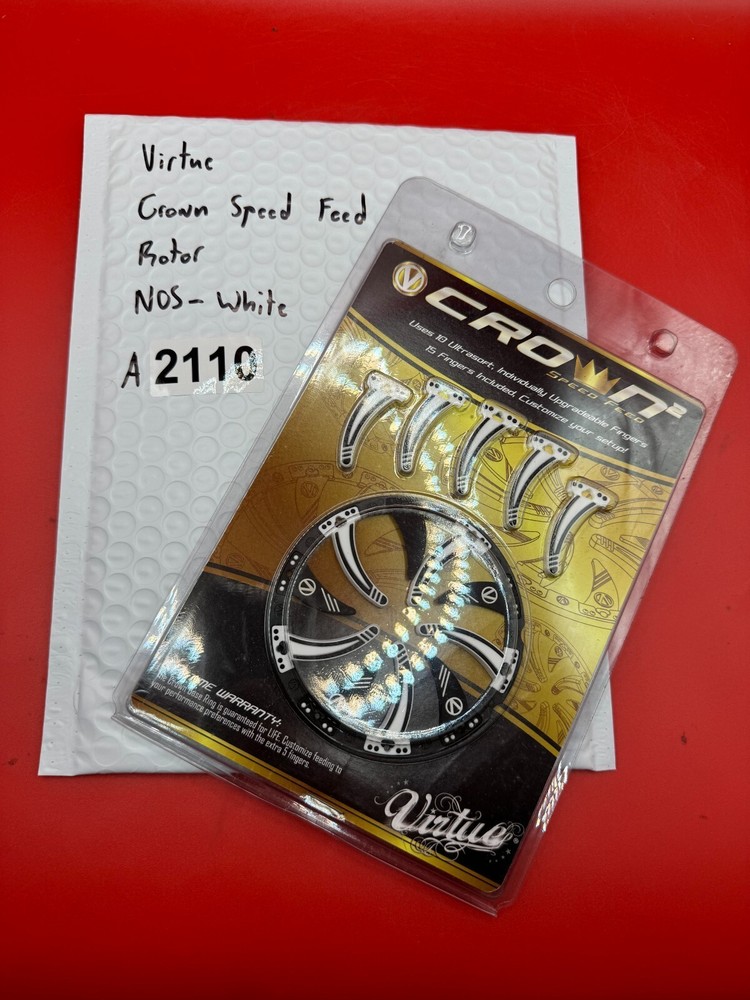 Virtue Crown Speed Feed Rotor  NOS-White