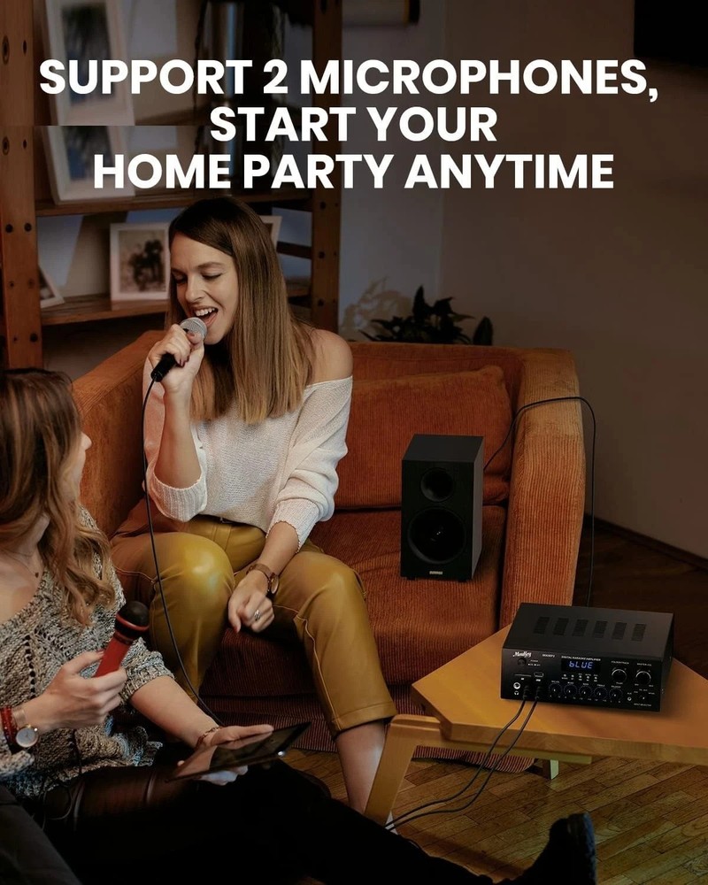 Bluetooth Stereo Receiver with HD LED Display