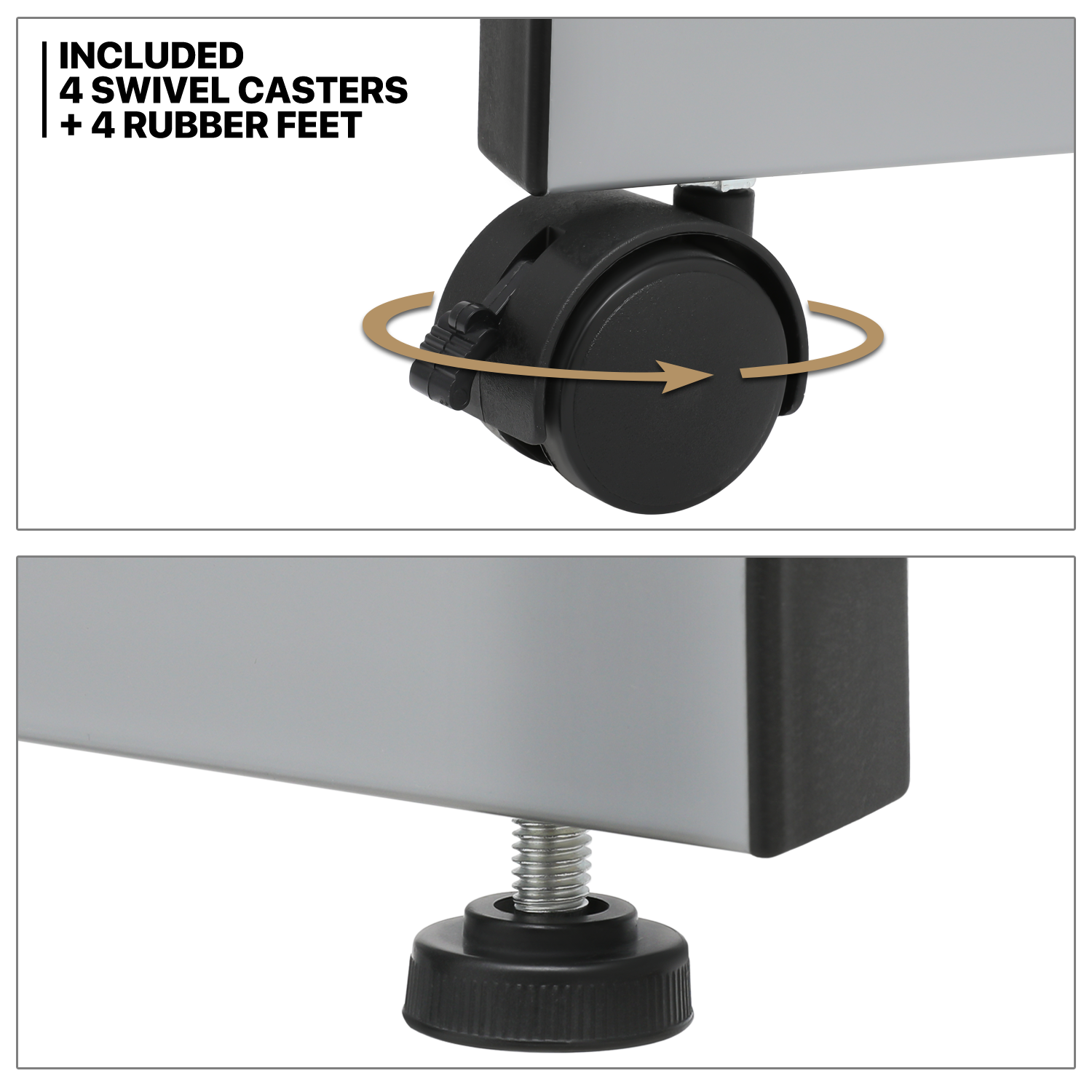 Adjustable Rolling Drafting Table Tempered Glass Tabletop Painting Work Station