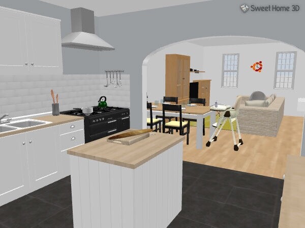 NEW Sweet Home 3D-Graphic-Interior Design CAD Architect Software-Windows/Mac-CD