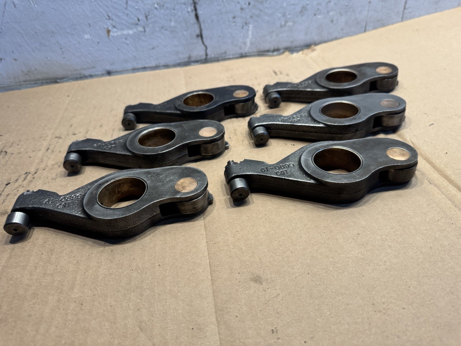 Set of 6 Caterpillar C15 Engine Valvetrain Rocker arm 6I0899 OEM 1085896